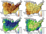 Climatic and genetic controls of yields of switchgrass, a model bioenergy species