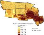 Interannual variability of crop residue potential in the north central region of the United States