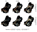 Surface-water dynamics and land use influence landscape connectivity across a major dryland region